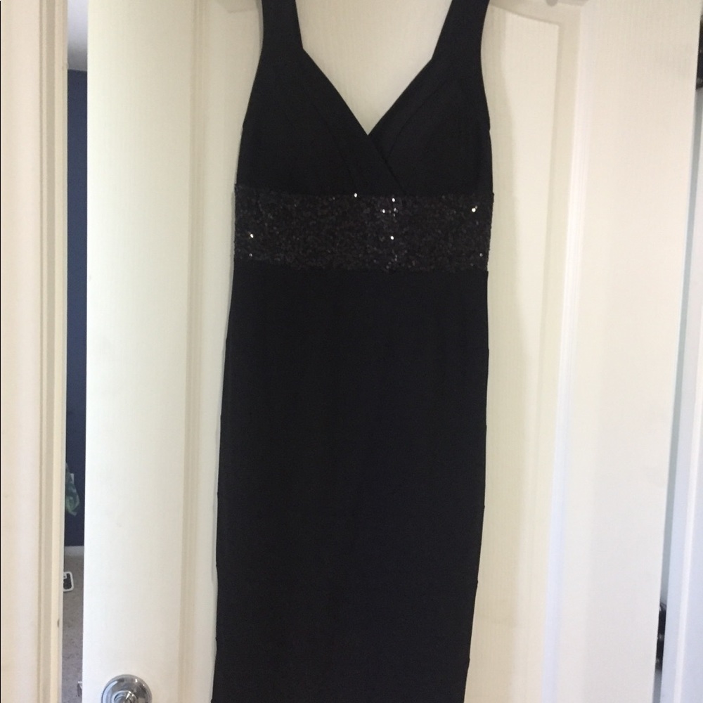 Black cocktail dress